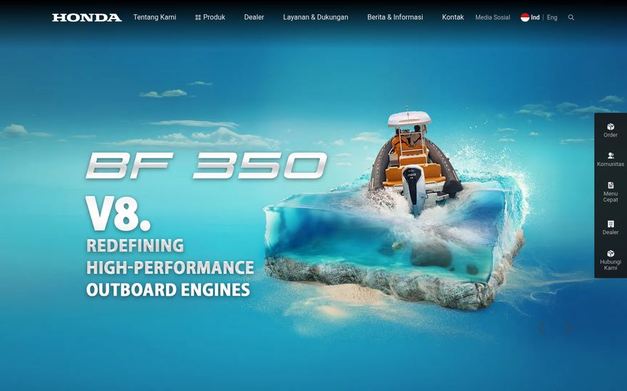Honda Power Products website