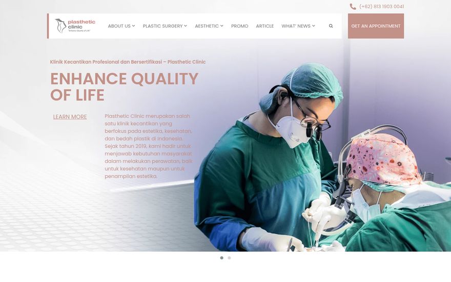 Plasthetic website